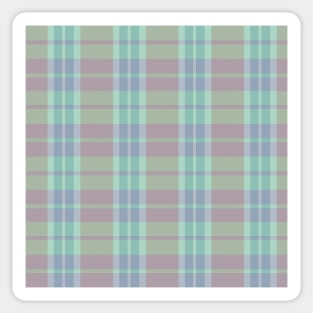 Spring Aesthetic Daviana 2 Hand Drawn Textured Plaid Pattern Sticker